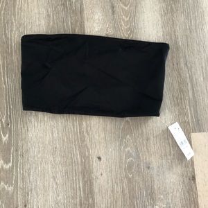 LA Hearts By PAcSun Black Bandeau Swim Top